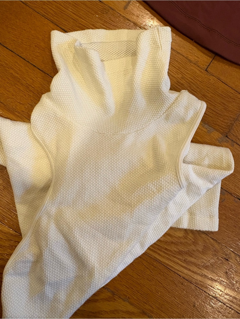 Free People Kids Sleeveless Hooded Tank - White